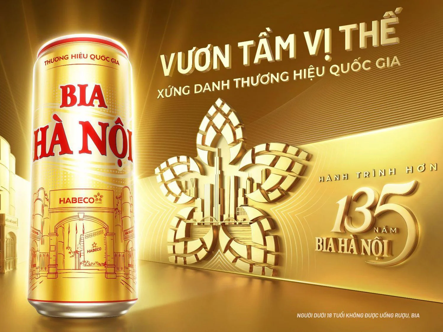 Bia Hà Nội ra mắt sản phẩm lon Sleek 330ml