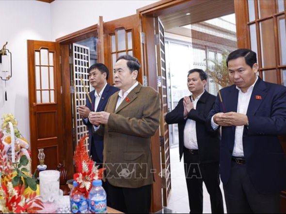 Chủ tịch Quốc hội Trần Thanh Mẫn tri ân các đồng chí nguyên lãnh đạo Đảng, Nhà nước