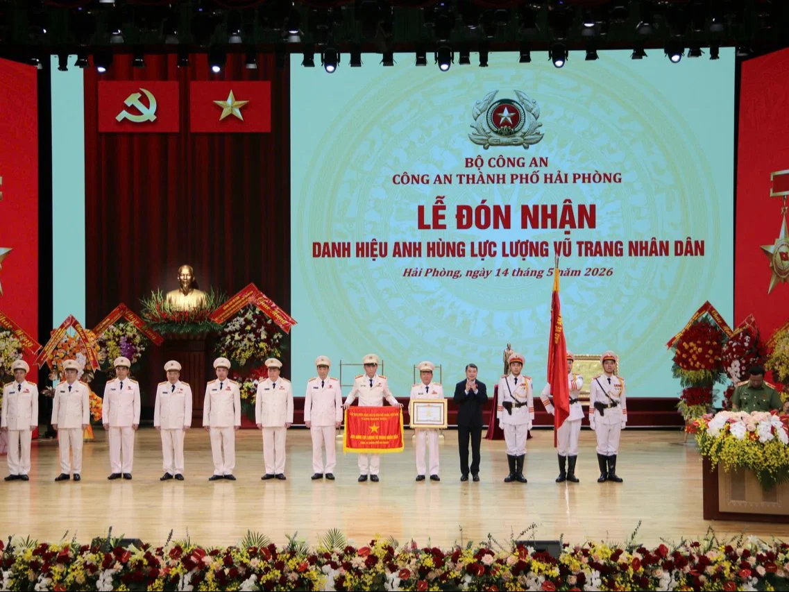 Công an TP.Hải Phòng đón nhận danh hiệu ‘Anh hùng lực lượng vũ trang nhân dân’