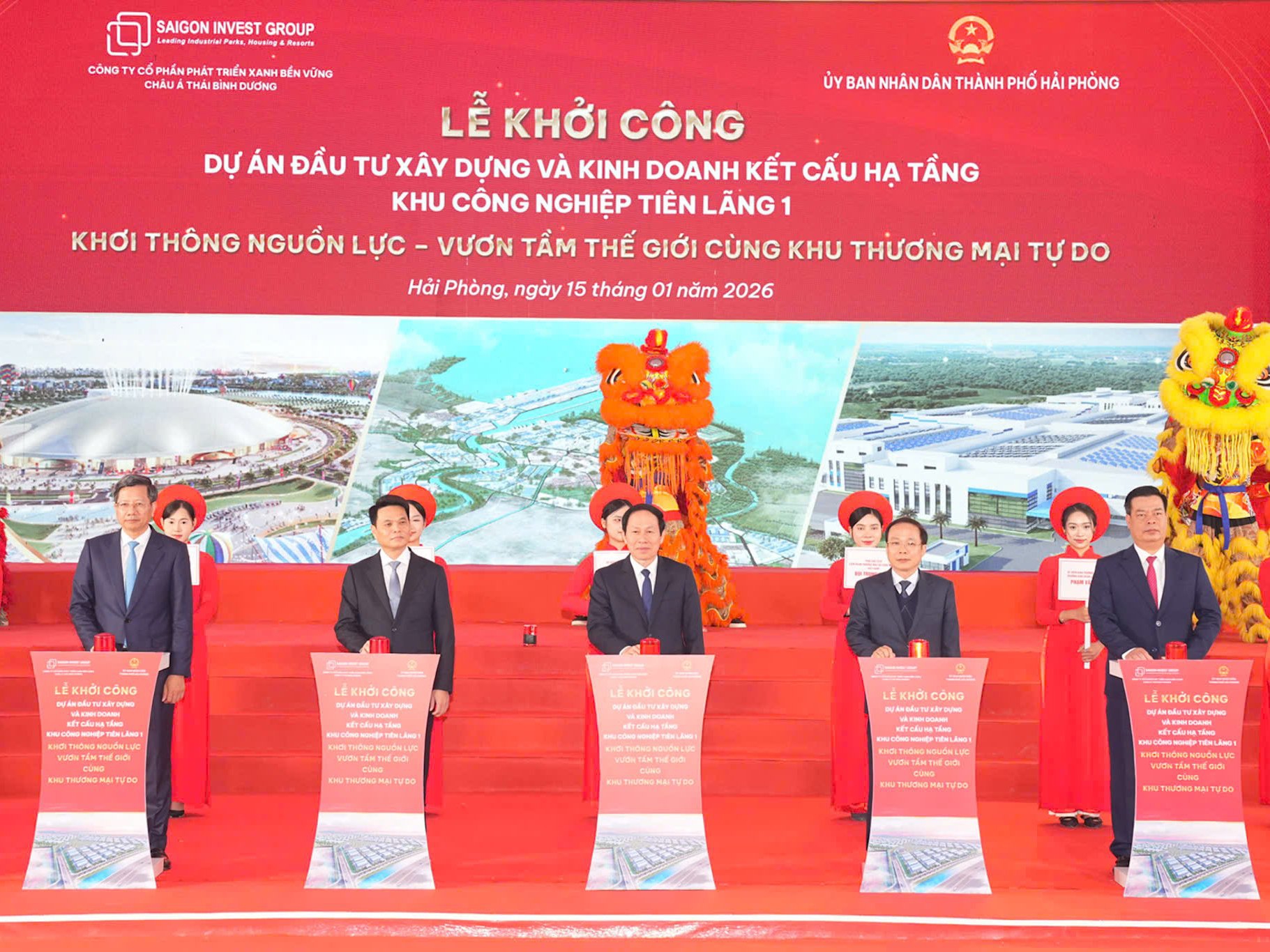 Hải Phòng khởi công loạt khu công nghiệp trọng điểm