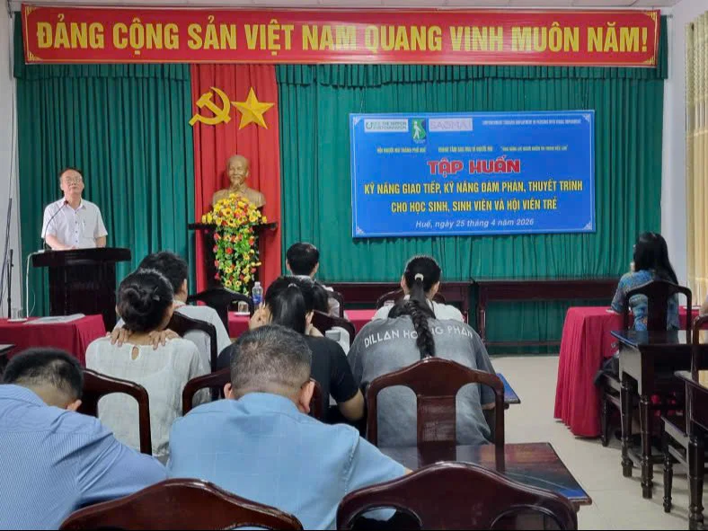 HNM thành phố Huế tổ chức tập huấn các kỹ năng mềm cho học sinh, sinh viên và hội viên trẻ trên địa bàn