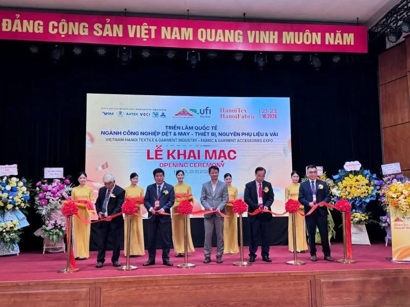 Khai mạc Triển lãm quốc tế ngành công nghiệp dệt may và nguyên phụ liệu
