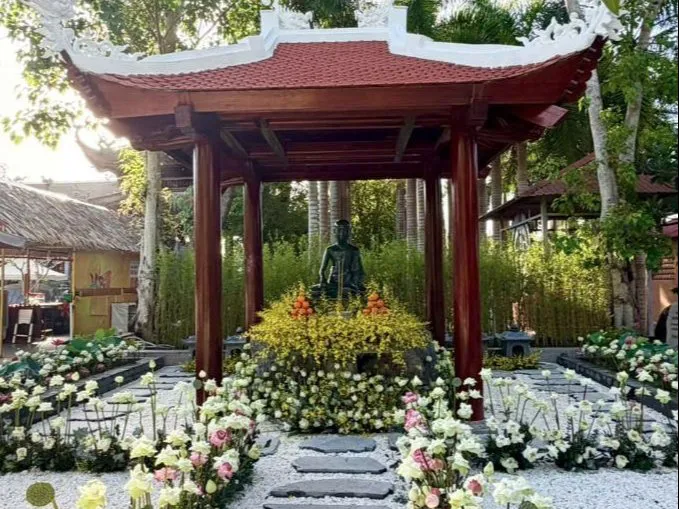 Lễ khánh thành Đền thờ tượng phật Hoàng Trần Nhân Tông tại Thiền viện Trúc Lâm Phương Nam Cần Thơ