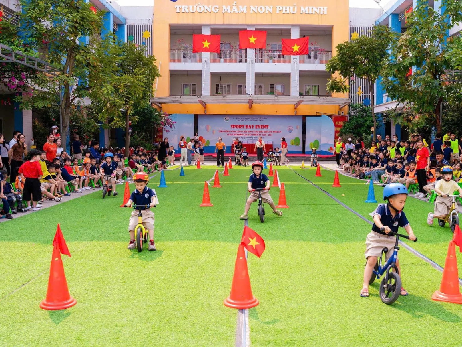 Ngày hội Thể dục Thể thao - Dấu ấn giáo dục toàn diện của Trường Mầm non Phú Minh