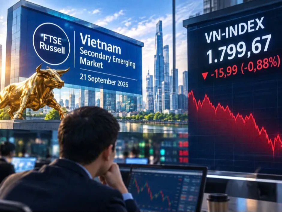 Ngày thị trường chứng khoán chính thức nâng hạng: VN-Index bất ngờ ‘sụt hố’