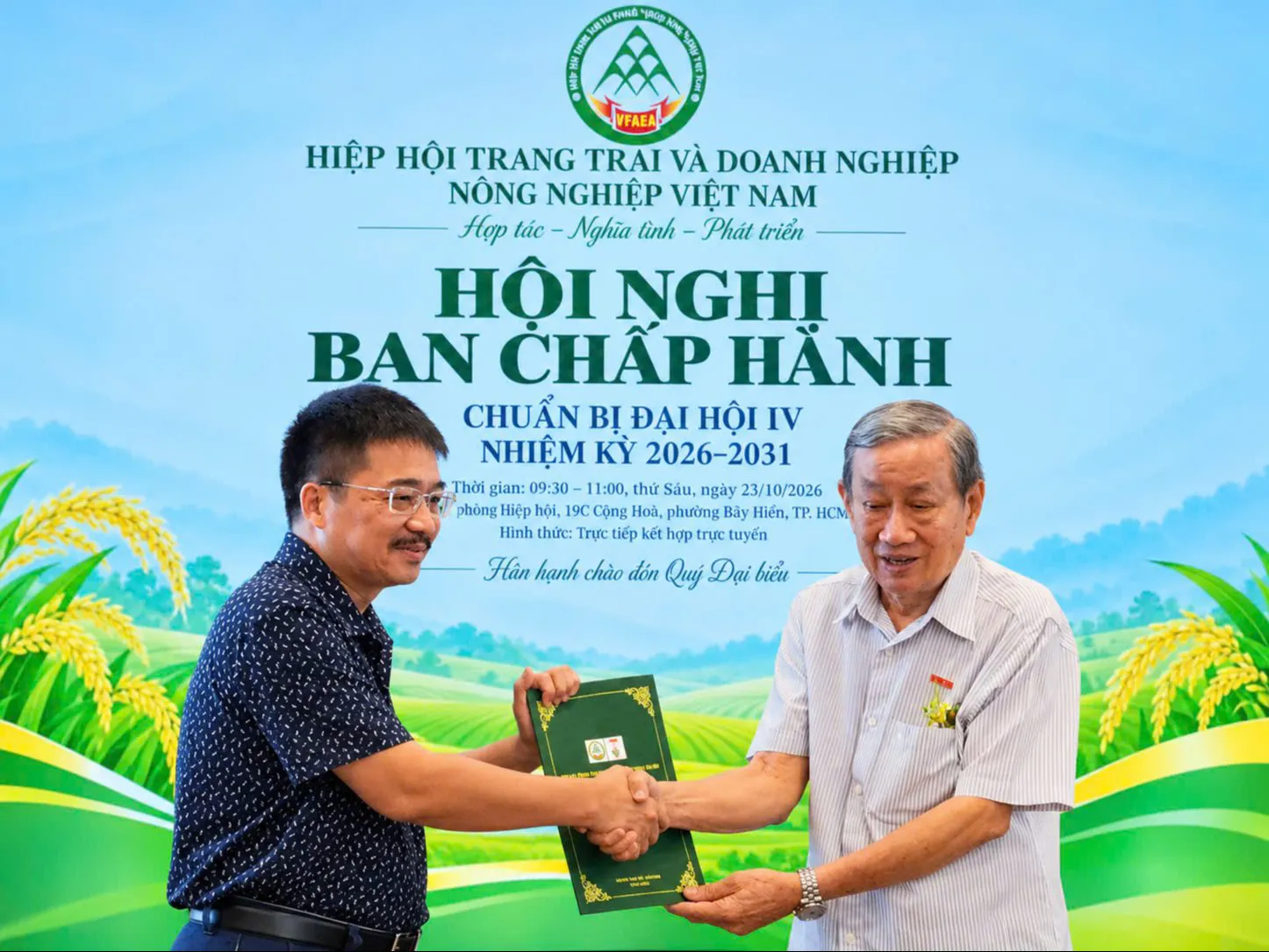 Phó Viện trưởng Viện nghiên cứu chính sách và pháp luật doanh nghiệp tham gia Ban lãnh đạo Hiệp hội Trang trại và Doanh nghiệp nông nghiệp Việt Nam 