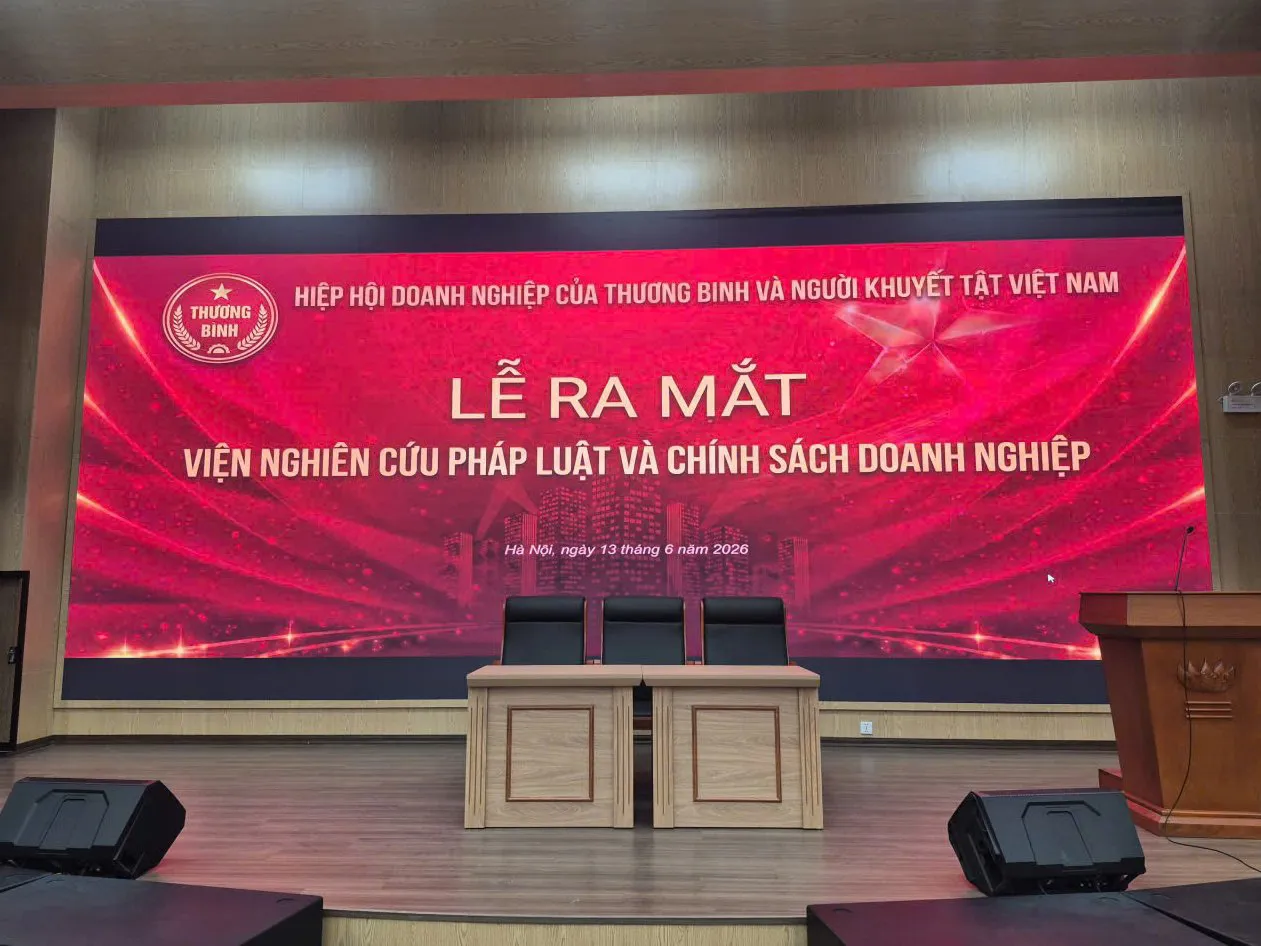 Sắp diễn ra Lễ ra mắt Viện Nghiên cứu Pháp luật và Chính sách Doanh nghiệp
