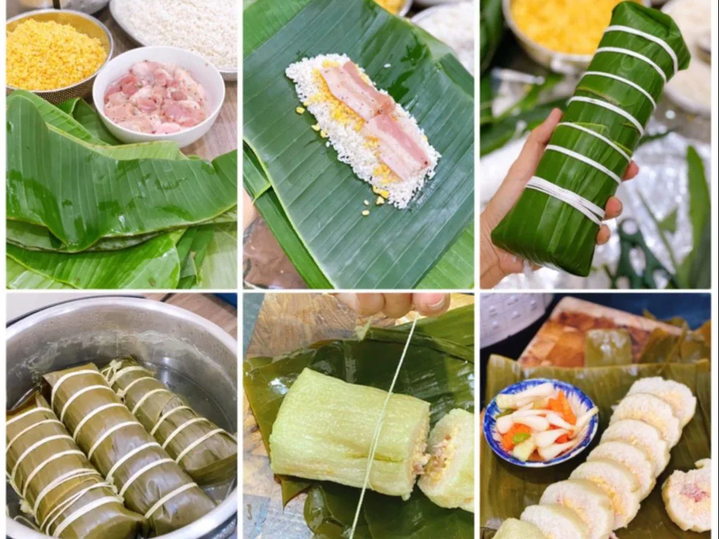 Tết đến, nhớ da diết nồi bánh tét của mẹ...