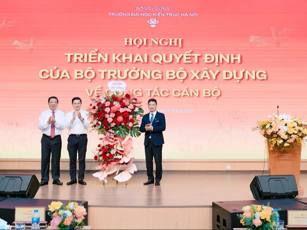 Trường Đại học Kiến trúc Hà Nội có tân Hiệu trưởng