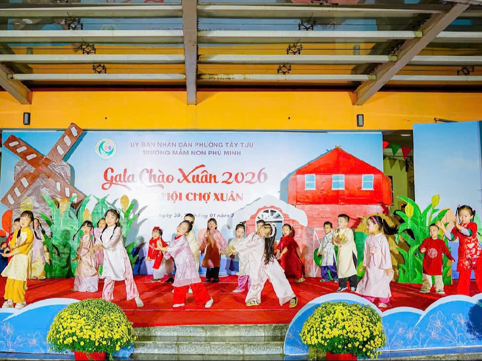 Trường Mầm non Phú Minh tổ chức Chương trình “Xuân Yêu thương - Tết Đoàn viên”