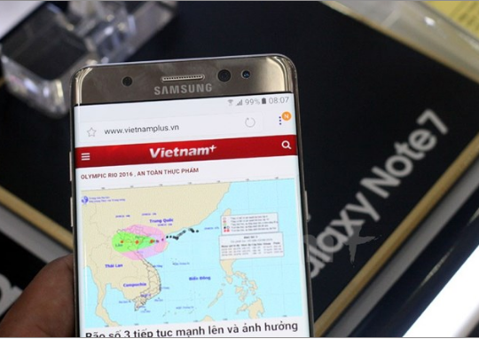 Samsung sẽ đổi Galaxy Note7 cho khách hàng Việt Nam từ tháng Mười