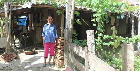 Xót lòng cảnh vợ nghèo chăm chồng tật nguyền qua cơn đói