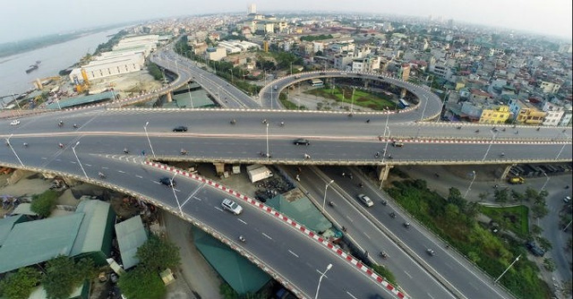 Xây đường bộ trên cao từ cầu Vĩnh Tuy đến Ngã Tư Sở