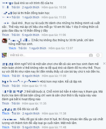 Thi ViOlympic 2016-2017: Câu hỏi mỗi ngày một khó, giáo viên cũng nhăn nhó?