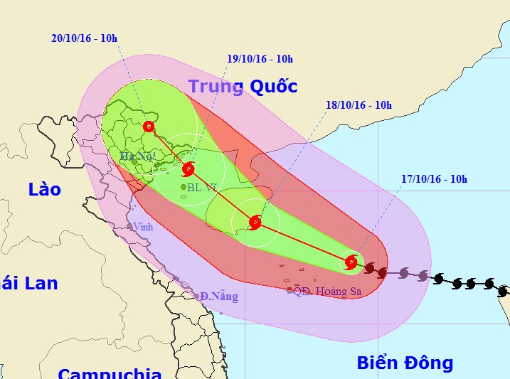 Tin mới nhất về bão số 7 và các chỉ đạo ứng phó