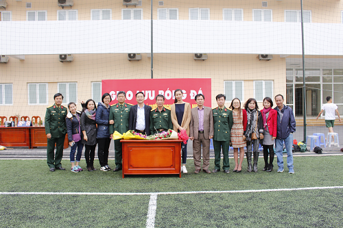 Giao hữu bóng đã giữa Hoanhap.vn với Đoàn 595