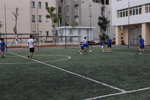 Giao hữu bóng đã giữa Hoanhap.vn với Đoàn 595