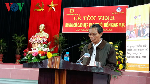 Hiến tặng giác mạc - món quà vô giá cho người bệnh