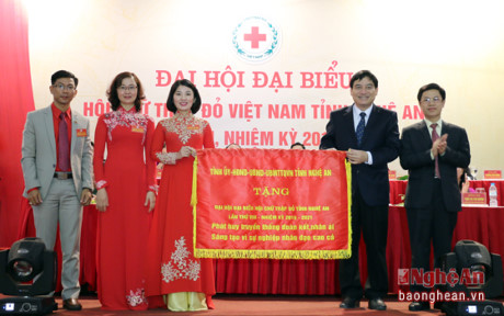 Đại hội đại biểu Hội Chữ thập đỏ tỉnh Nghệ An lần thứ VIII, nhiệm kỳ 2016 - 2021