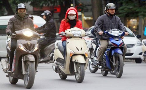 Áp thấp nhiệt đới suy yếu, không khí lạnh tăng cường