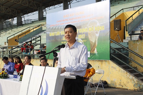 Giải giao lưu bóng đá Xây dựng mở rộng lần lần 2 - 2017 thành công tốt đẹp