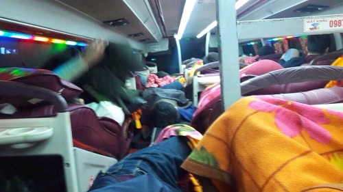 Nhiều nhà xe tuyến Vinh - Hà Nội vi phạm luật giao thông