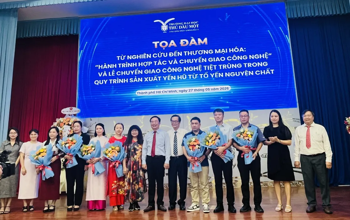 Trường Đại học Thủ Dầu Một: Chuyển giao công nghệ tiệt trùng sản xuất yến hũ