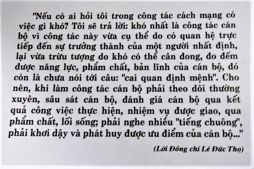 Thăm khu tưởng niệm ông Lê Đức Thọ