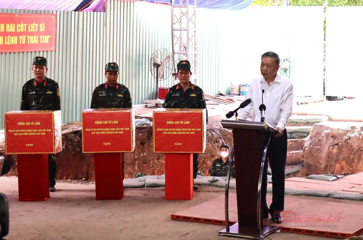 Bài phát biểu của Tổng Bí thư, Chủ tịch nước Tô Lâm tại cuộc gặp gỡ lực lượng làm nhiệm vụ tại công viên Lê Thị Riêng