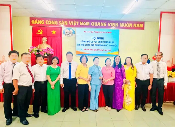 TP.Hồ Chí Minh: Thành lập Chi hội Luật gia phường Phú Thọ Hoà