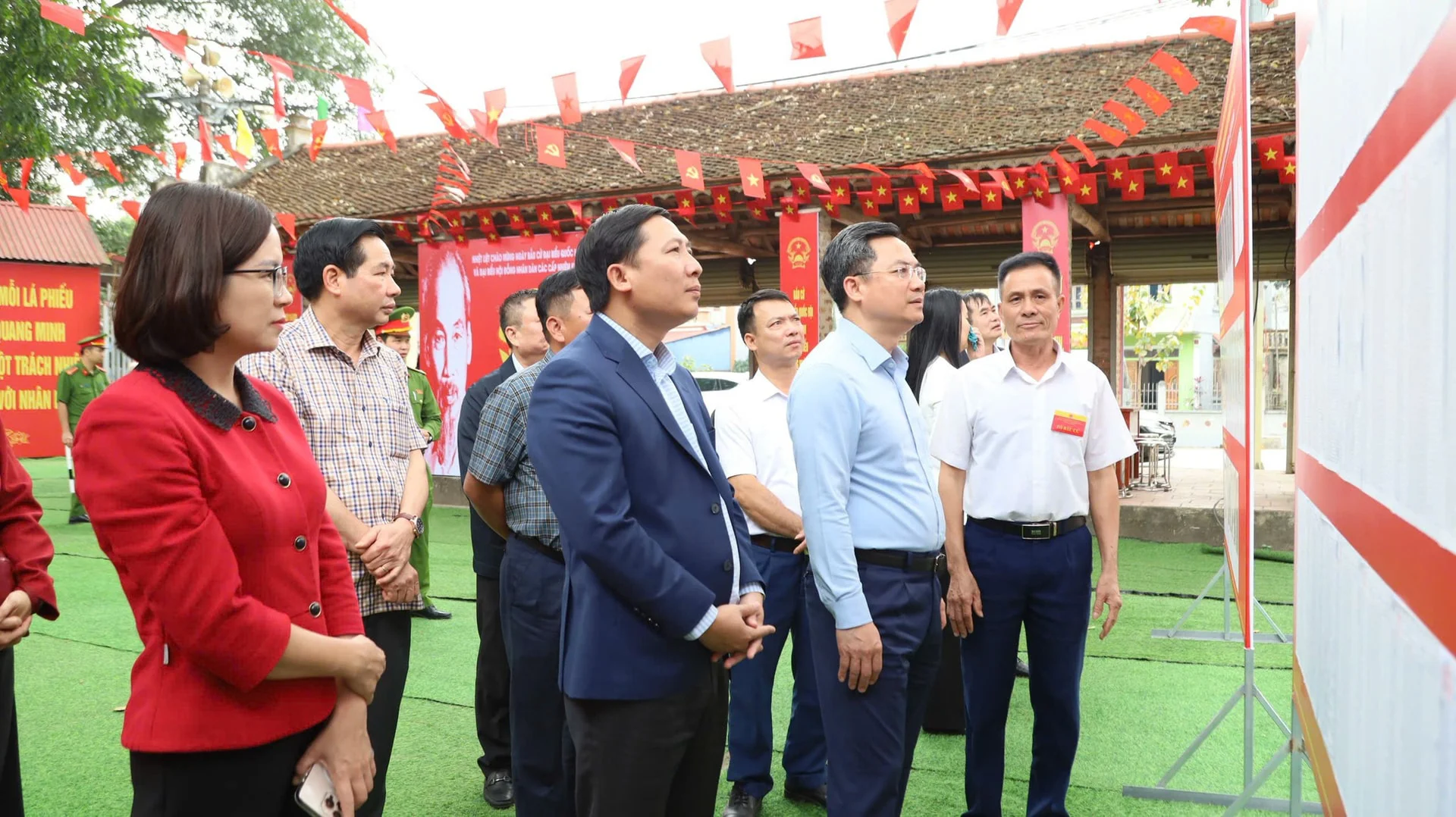 Quang Minh sẵn sàng cho điểm cầu truyền hình trực tiếp ngày bầu cử