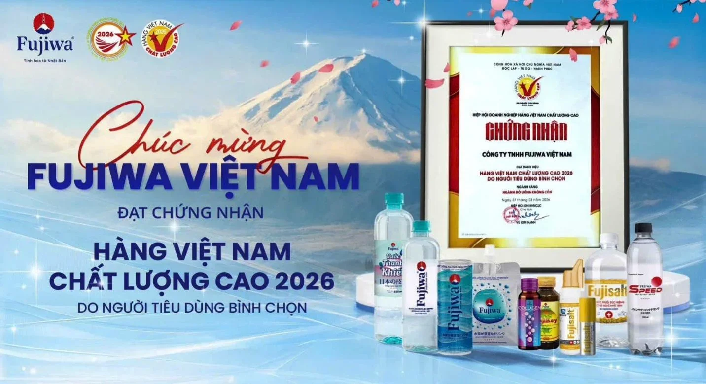Công ty TNHH Fujiwa Việt Nam: Được vinh danh Hàng Việt Nam Chất lượng cao 