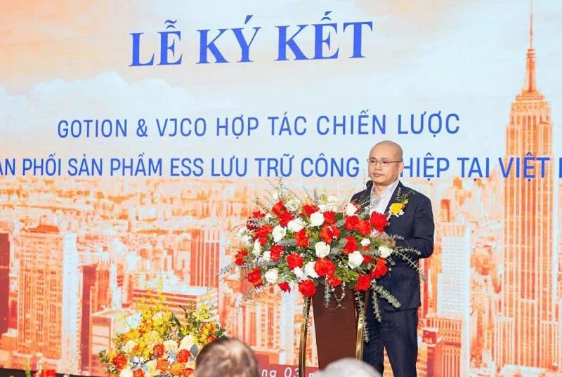 VJCO - Gotion hợp tác chiến lược phát triển hạ tầng lưu trữ năng lượng