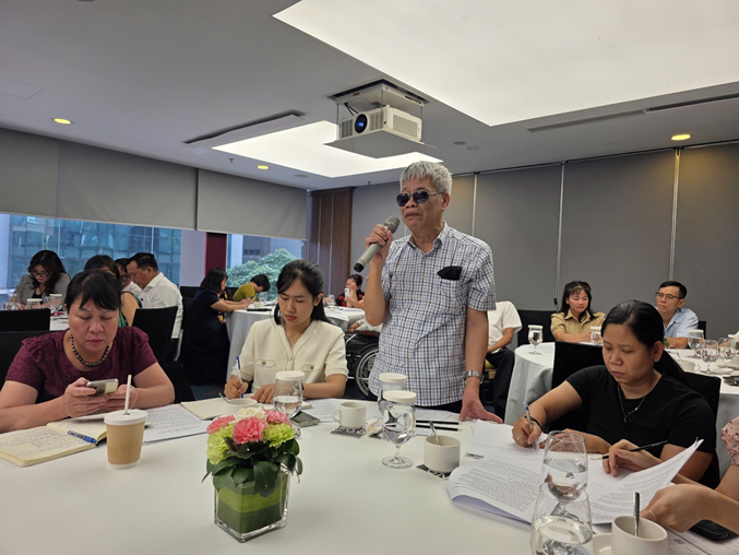 Tham vấn, hoàn thiện Bộ Quy tắc ứng xử về môi trường làm việc hòa nhập đối với người khuyết tật