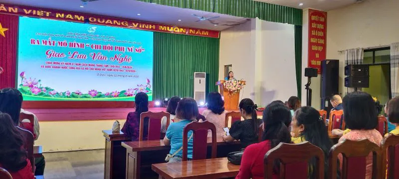 Ấm áp nghĩa tình trong buổi ra mắt mô hình “Chi hội Phụ nữ số” tại xã Ô Diên -Tp Hà Nội 