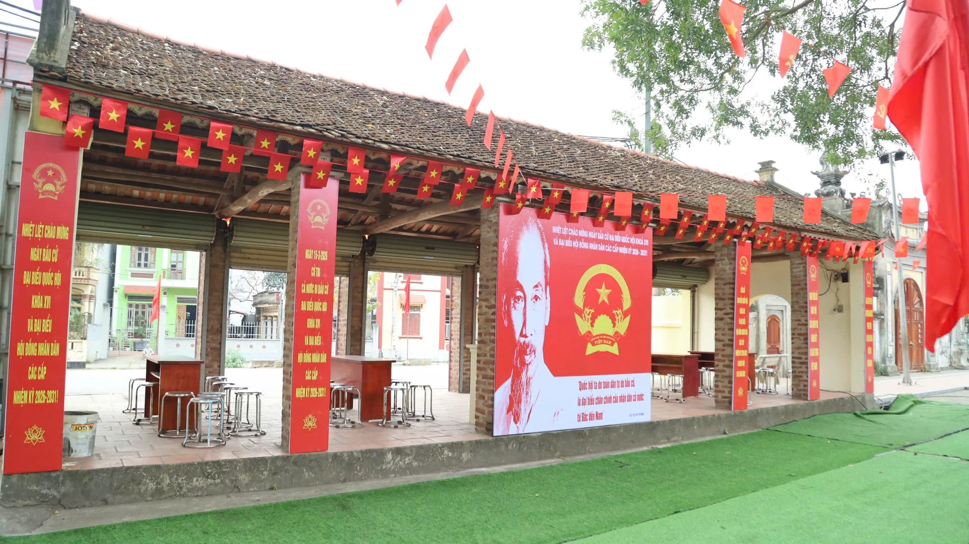 Quang Minh sẵn sàng cho điểm cầu truyền hình trực tiếp ngày bầu cử