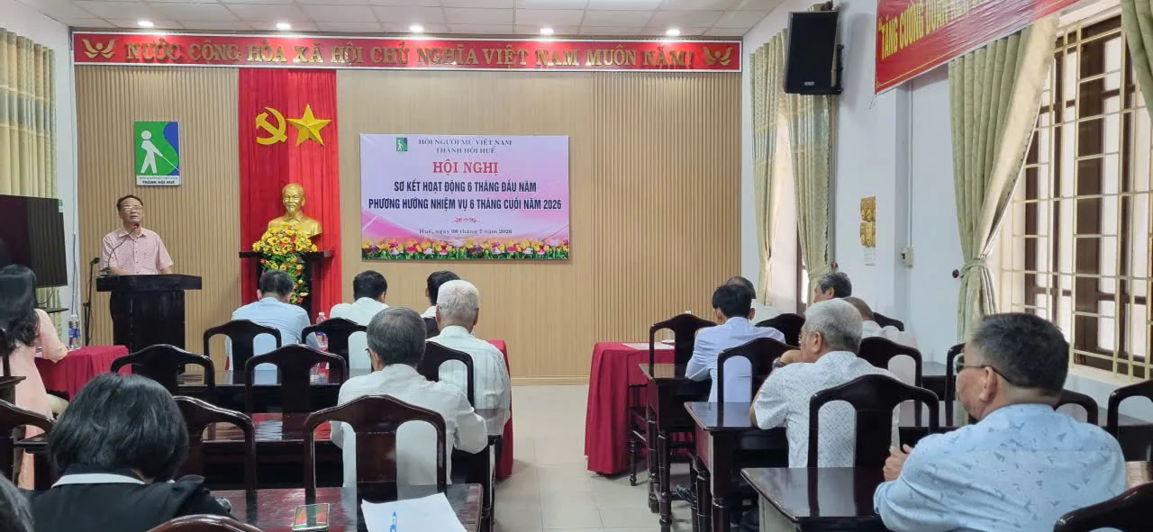HNM thành phố Huế tổ chức hội nghị sơ kết hoạt động hội 6 tháng đầu năm và phương hướng nhiệm vụ 6 tháng cuối năm 2026