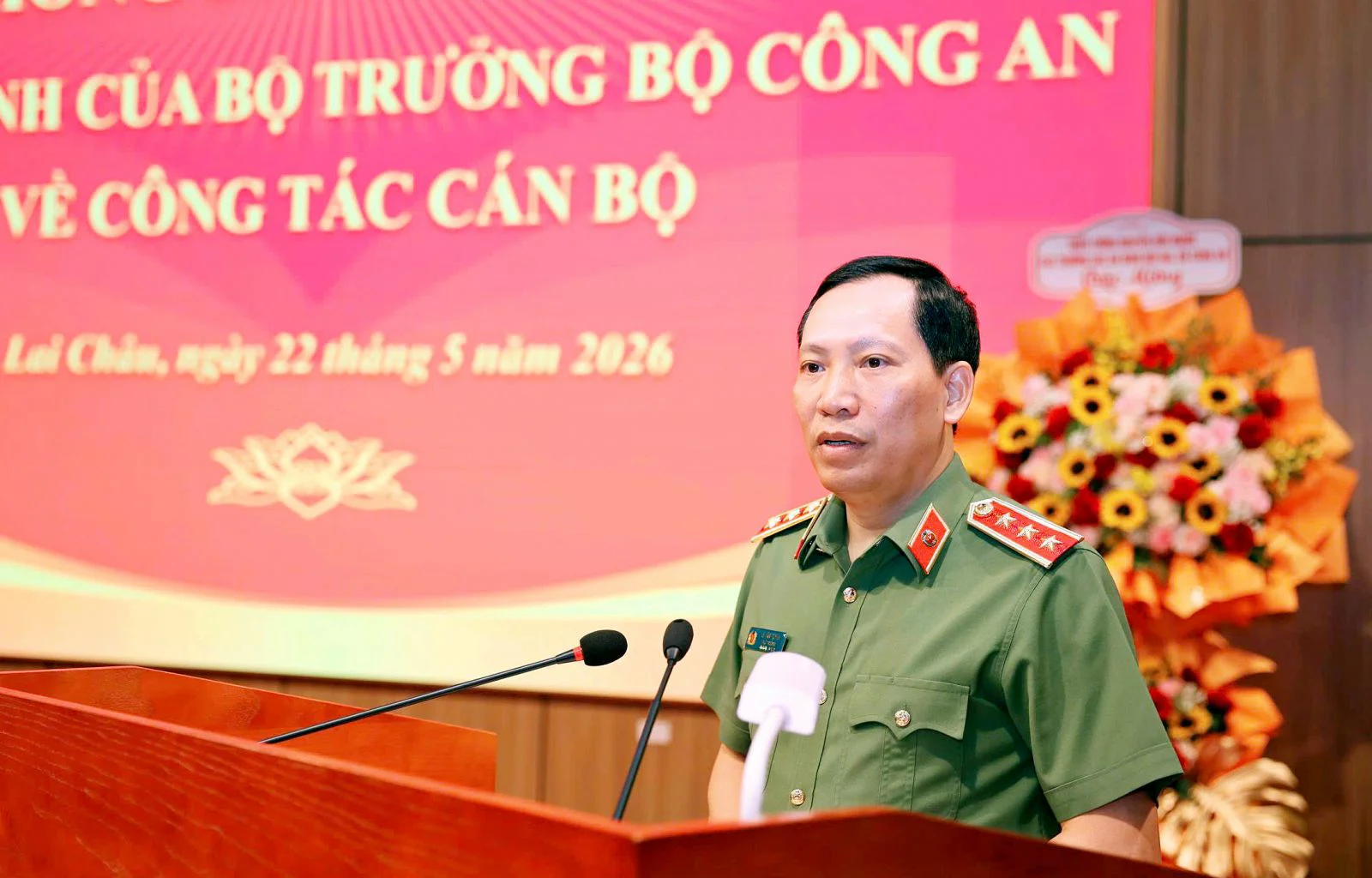 Đại tá Bùi Quyết Toán được bổ nhiệm giữ chức Giám đốc Công an tỉnh Lai Châu
