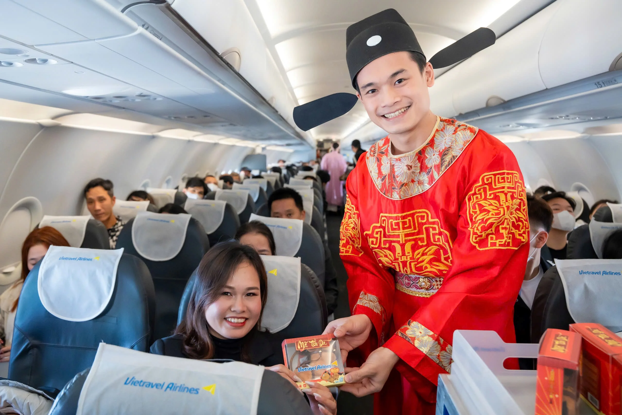 Vietravel Airlines mang văn hóa Việt lên chuyến bay cuối năm