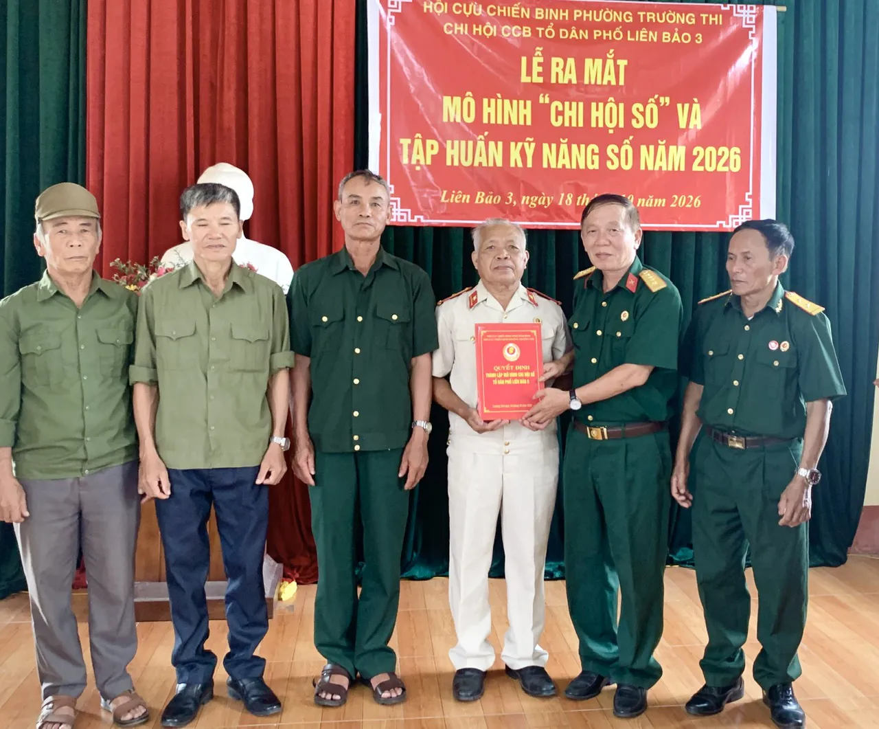 Ninh Bình: Ra mắt mô hình “Chi hội số” Cựu chiến binh Tổ dân phố Liên Bảo 3