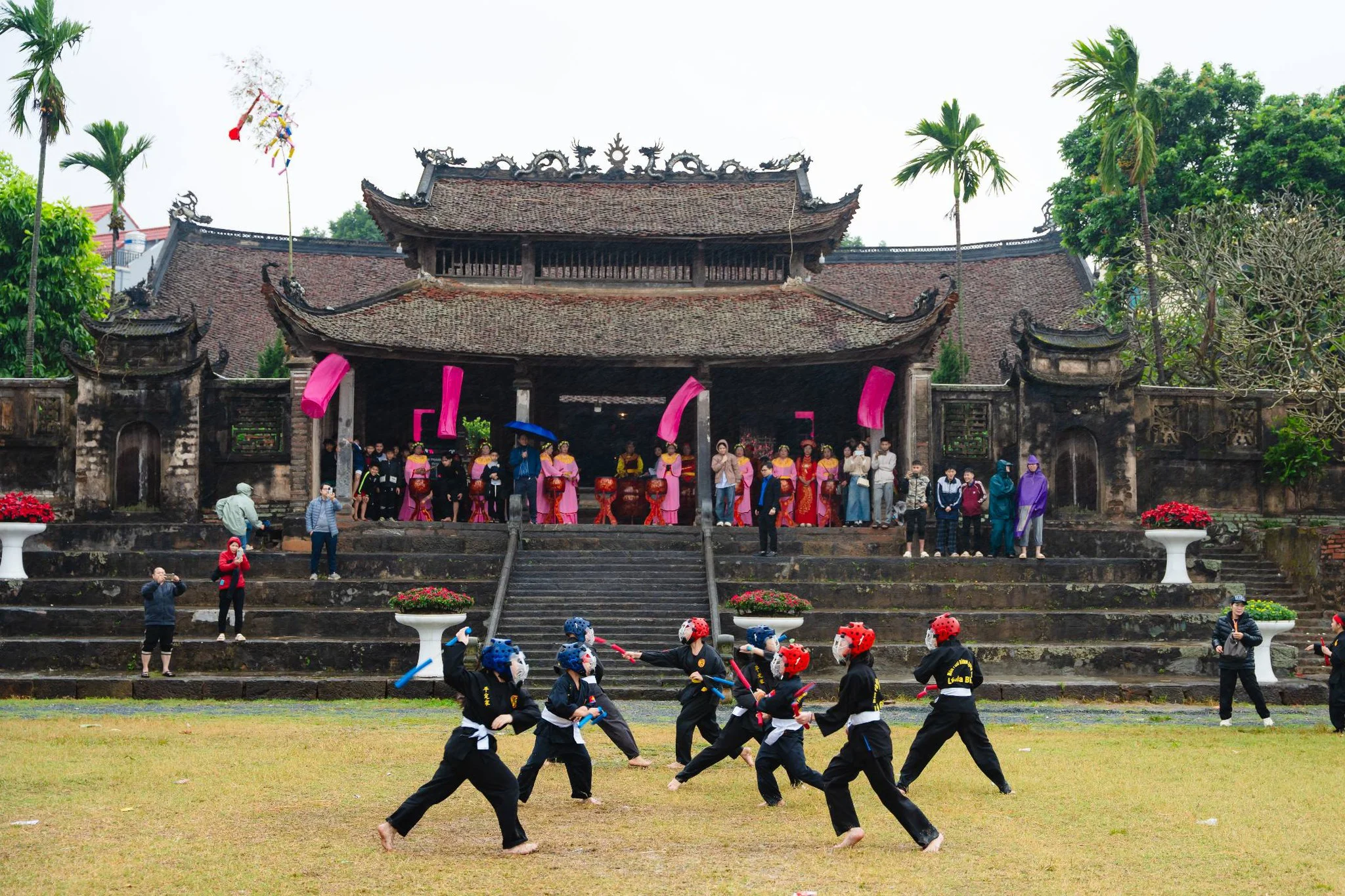 Ấn tượng với Lễ hội tái hiện Tết cổ truyền tại Đình So, Hà Nội