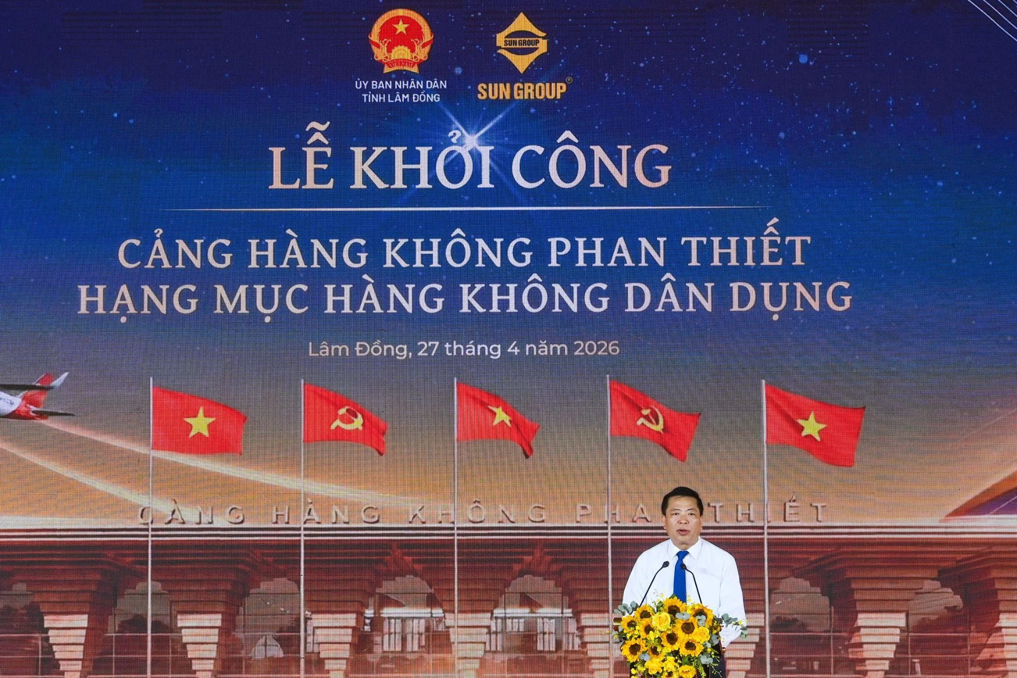 Sun Group khởi công Cảng hàng không dân dụng Phan Thiết hơn 3.900 tỷ đồng