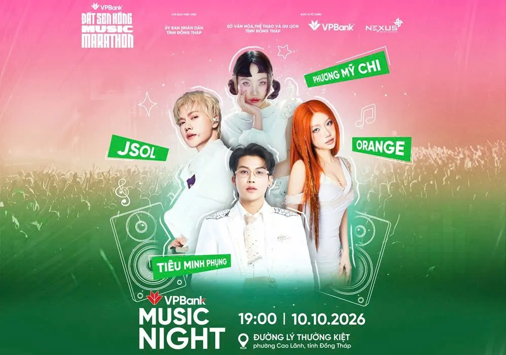 VPBank Đất Sen Hồng Music Marathon khẳng định dấu ấn tiên phong qua 5 mùa giải