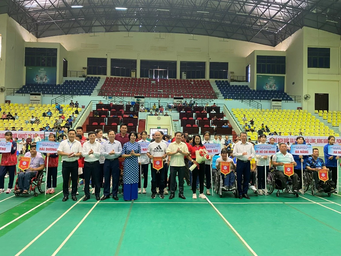 200 vận động viên dự Giải Vô địch quốc gia các môn Cầu lông, Bóng bàn người khuyết tật năm 2026