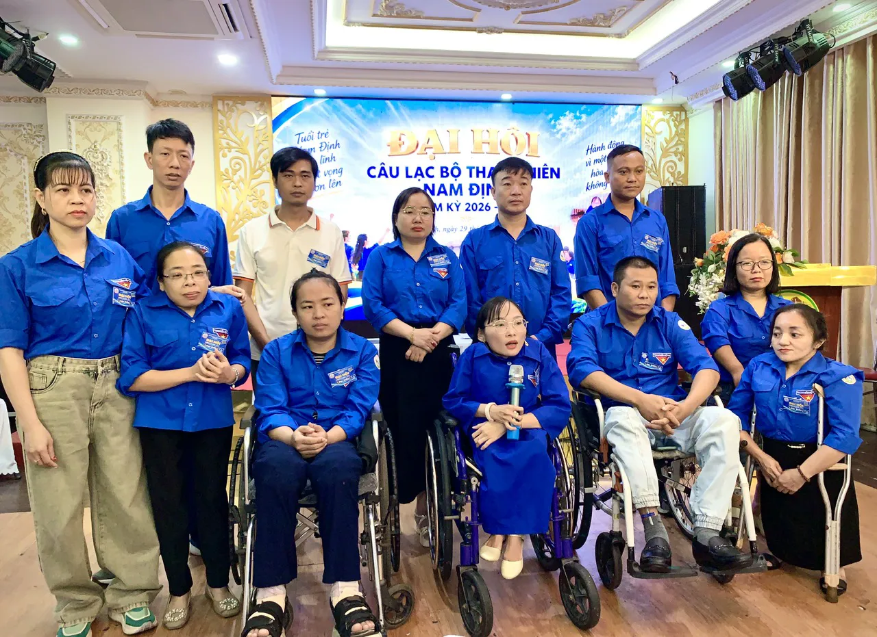 Ninh Bình: Đại hội Câu lạc bộ Thanh niên khuyết tật Nam Định nhiệm kỳ 2026-2031