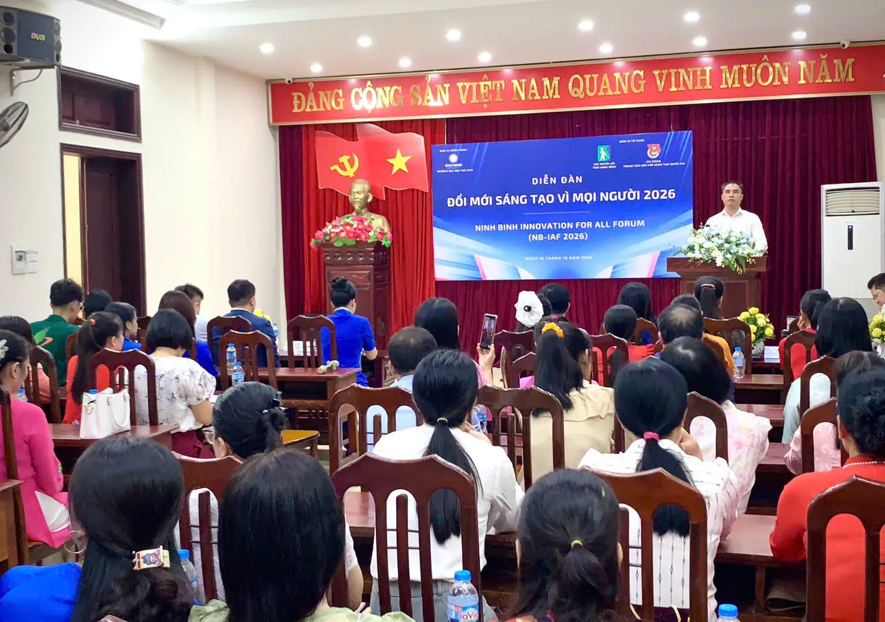 Hội Người mù tỉnh Ninh Bình tổ chức diễn đàn “Đổi mới sáng tạo vì mọi người 2026”