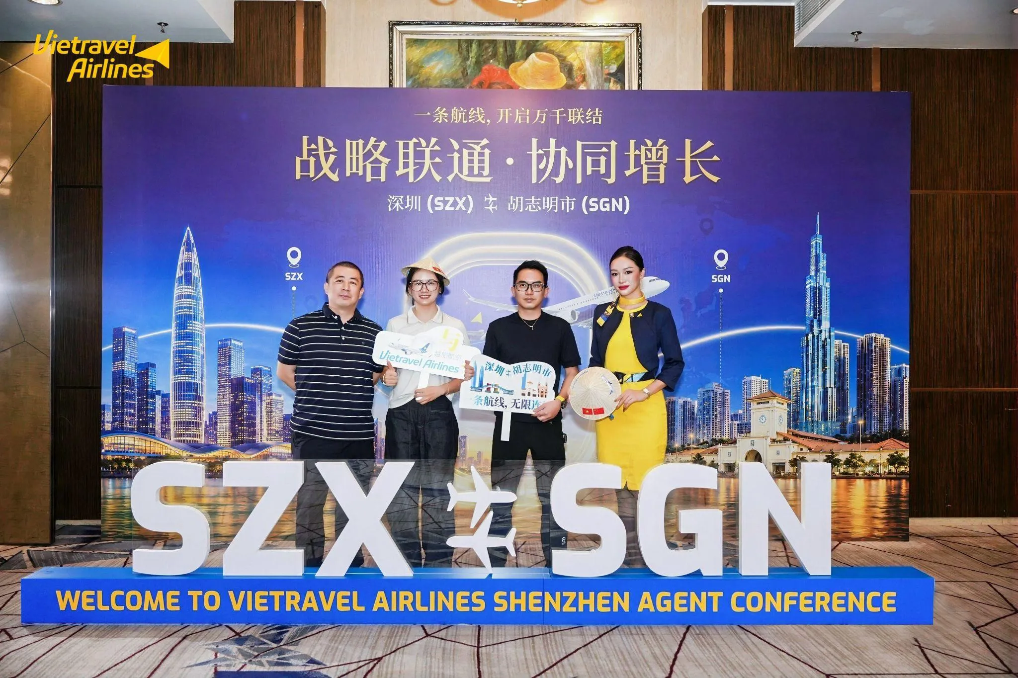 Vietravel Airlines tổ chức hội nghị hơn 100 đại lý tại Thâm Quyến sẵn sàng khai thác đường bay thẳng