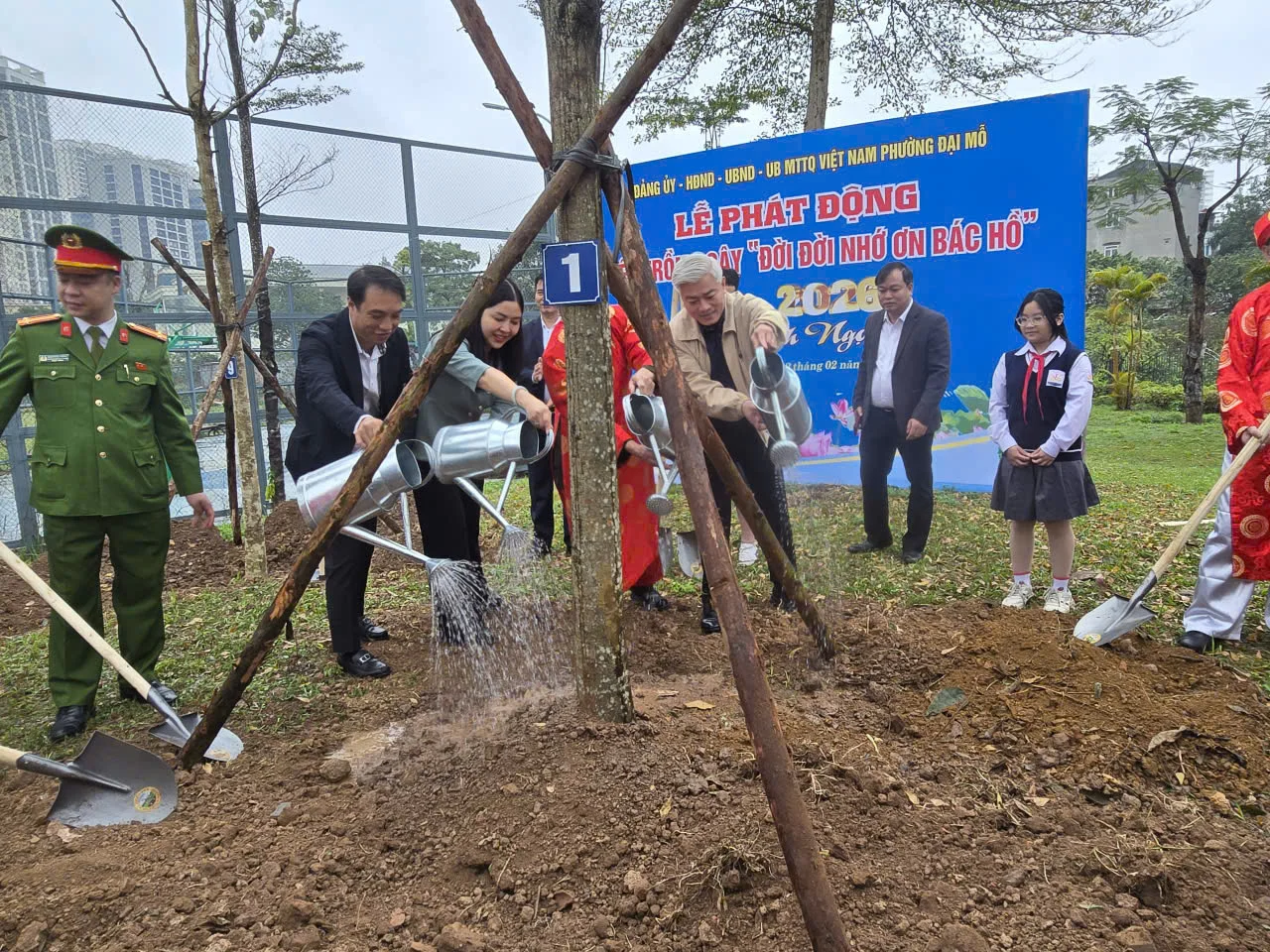 Hà Nội: Phường Đại Mỗ phát động tết trồng cây Xuân Bính Ngọ 2026