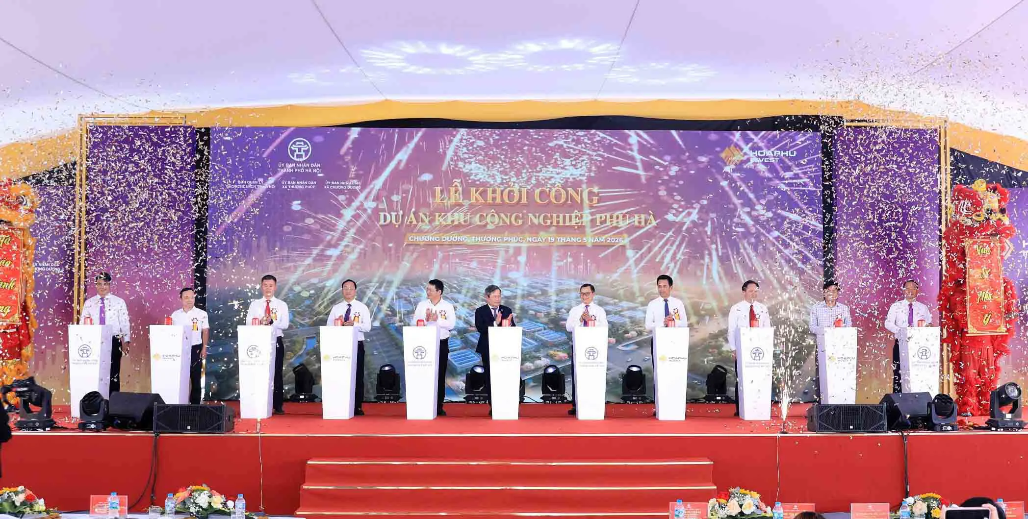 Hà Nội: khởi công xây dựng Khu công nghiệp Phú Hà.