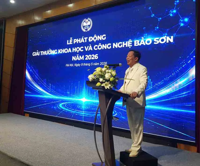 Giải thưởng Khoa học và Công nghệ Bảo Sơn 2026: Tìm kiếm các công trình đột phá vì tương lai